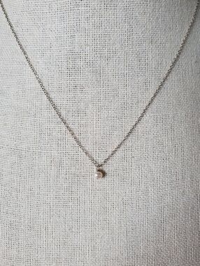 Delicate Sterling Silver Wire Wrapped Freshwater Pearl Pendant Necklace